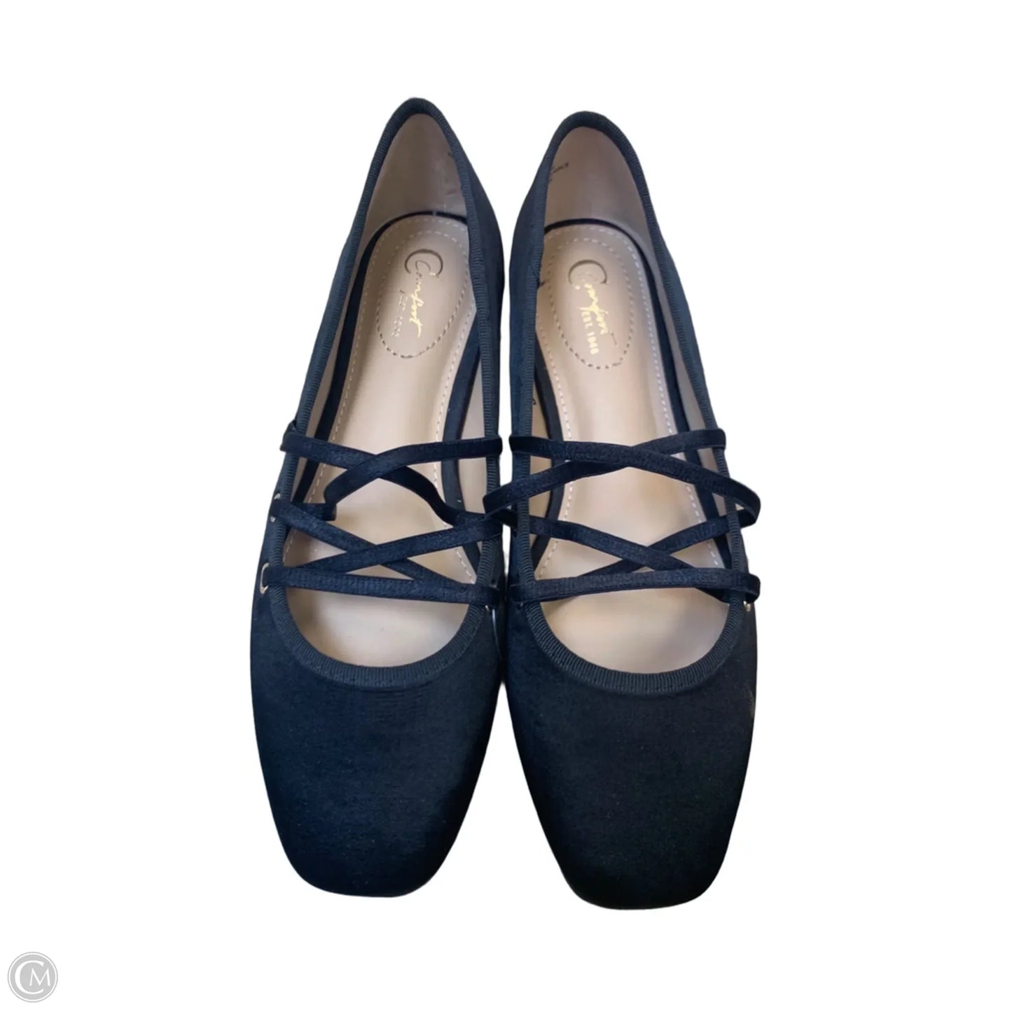 Shoes Flats By Cato In Black, Size: 7