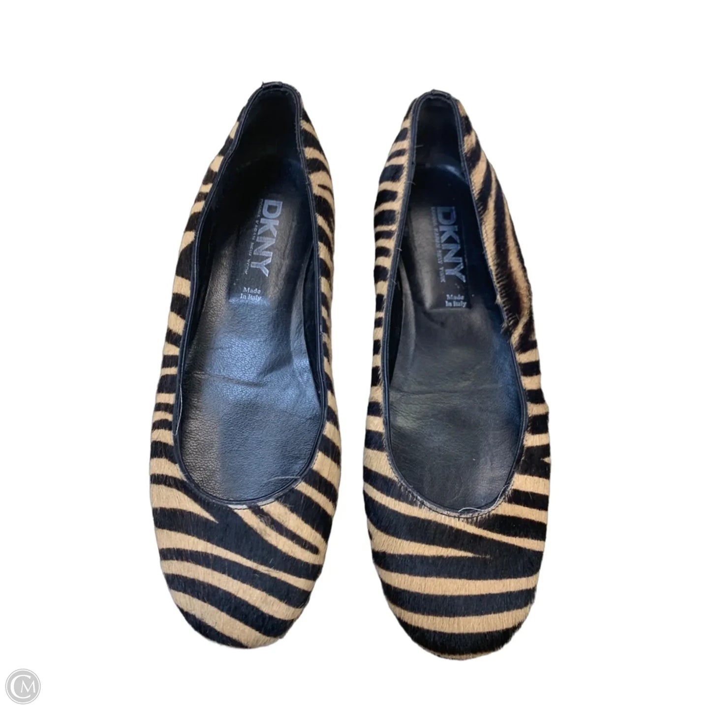 Shoes Flats By Dkny In Animal Print, Size: 8