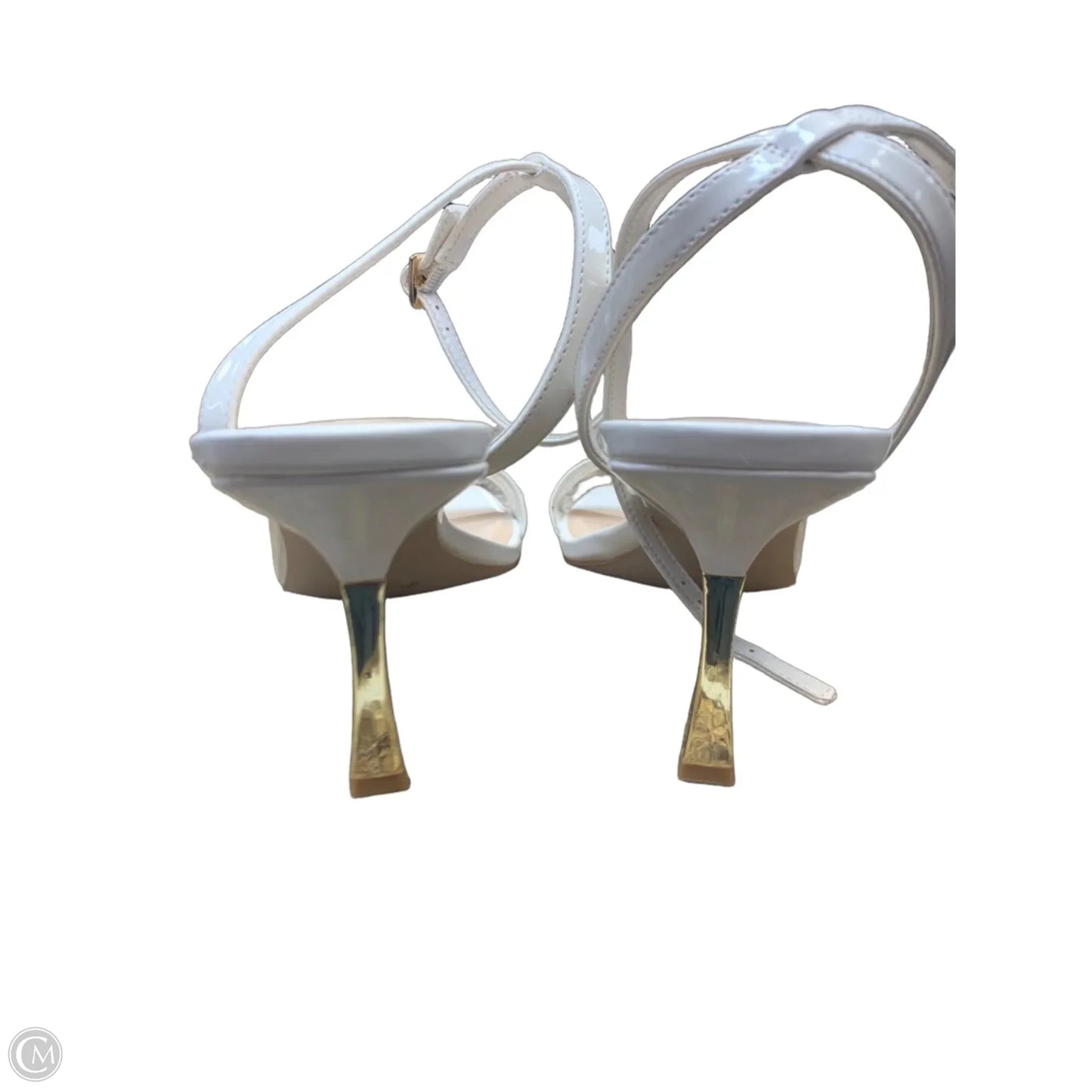 Sandals Heels Kitten By Jessica Simpson In White, Size: 11