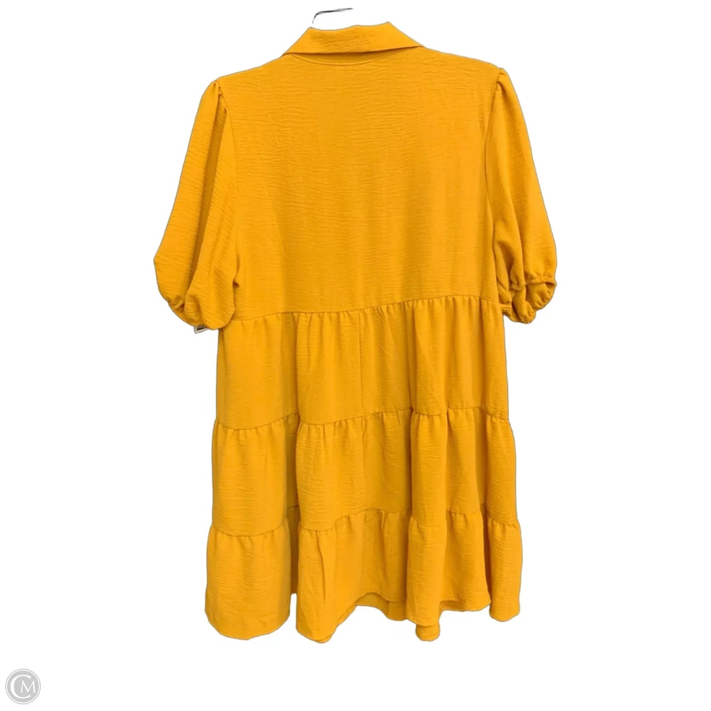Dress Casual Midi By Timing In Yellow, Size: L