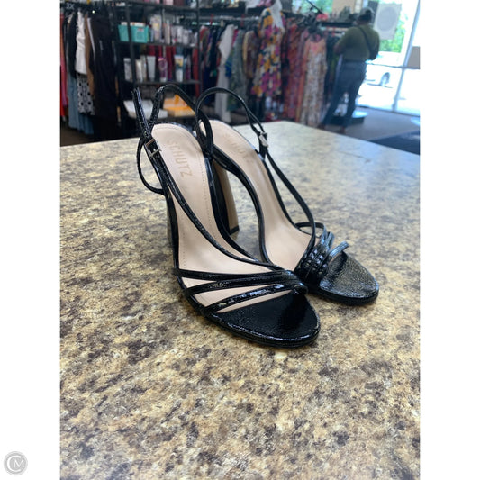Sandals Heels Block By Schutz In Black, Size: 9