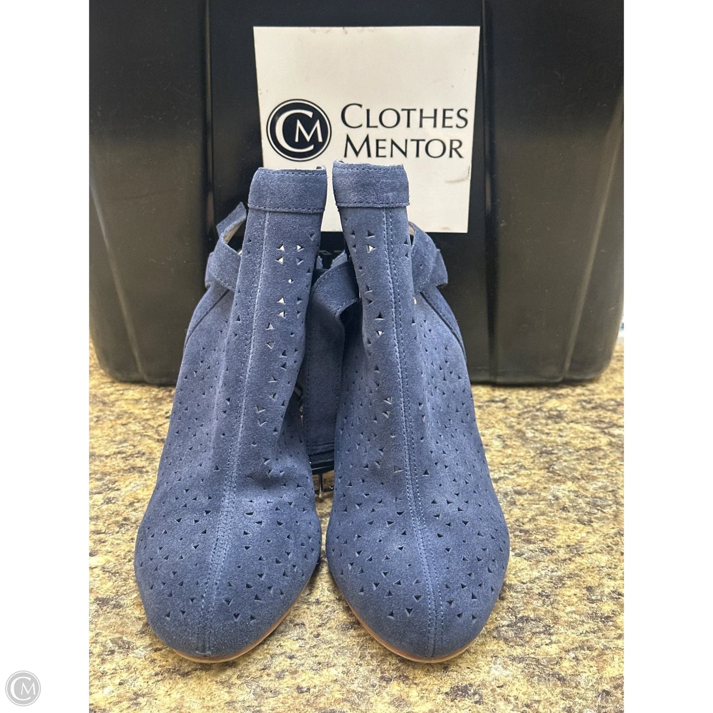 Shoes Heels Block By Crown And Ivy In Blue, Size: 9.5