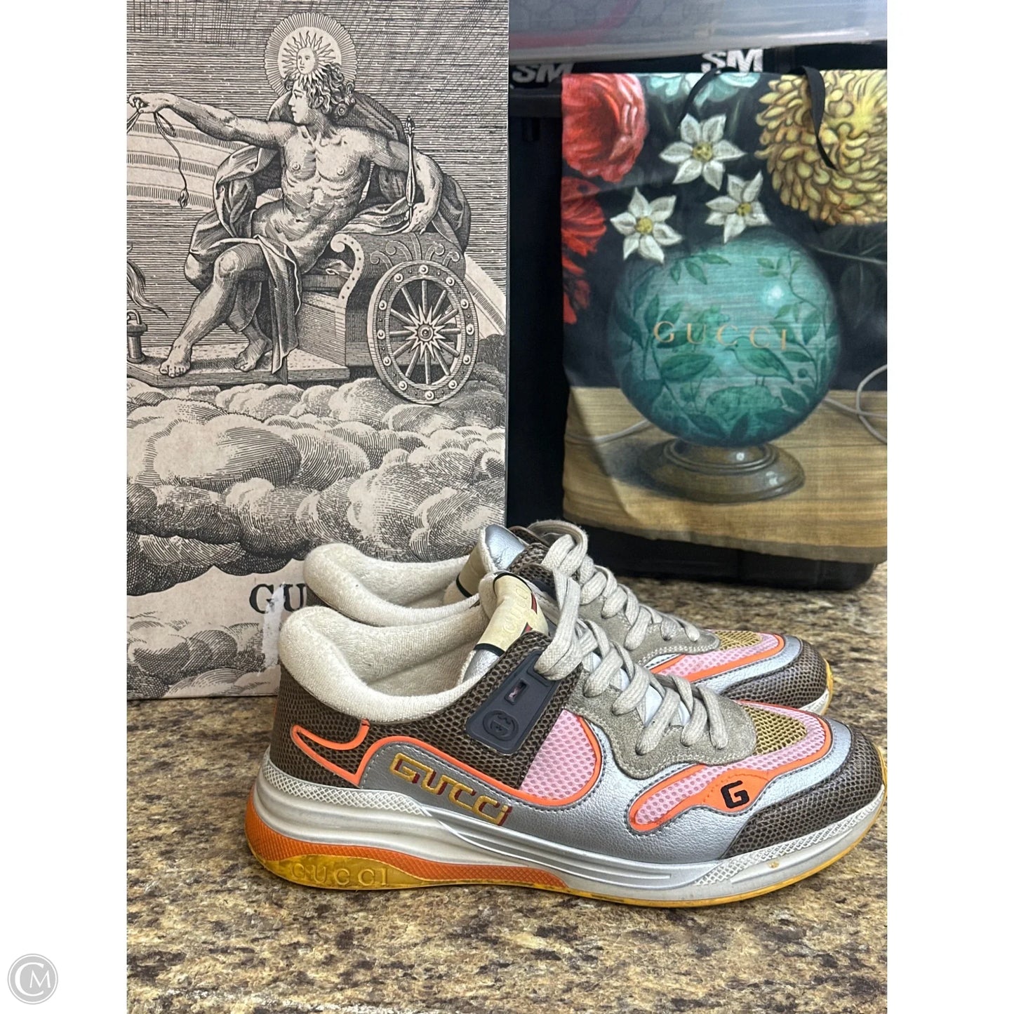 Shoes Luxury Designer By Gucci In Multi-colored