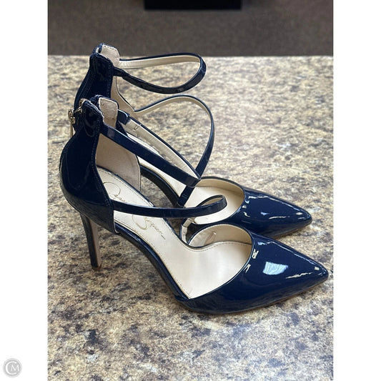 Shoes Heels Stiletto By Jessica Simpson In Navy, Size: 9