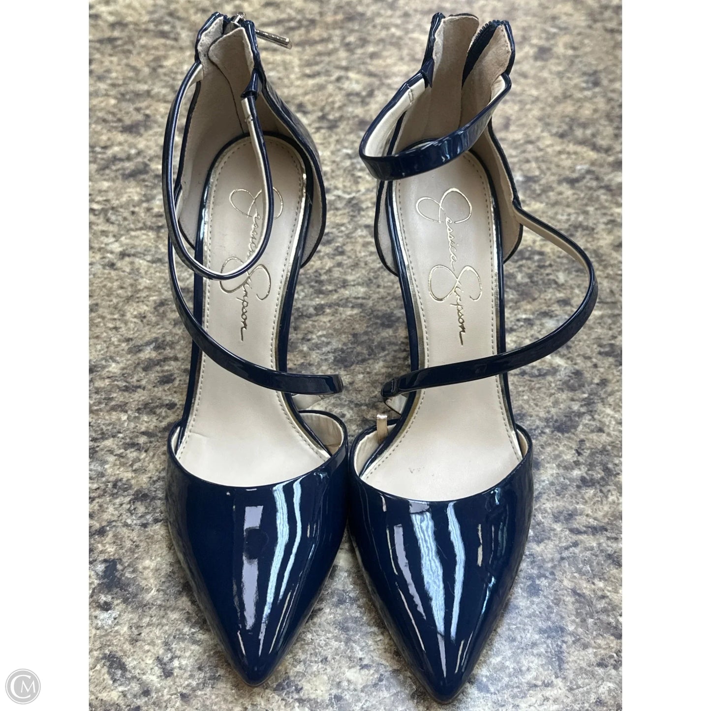 Shoes Heels Stiletto By Jessica Simpson In Navy, Size: 9