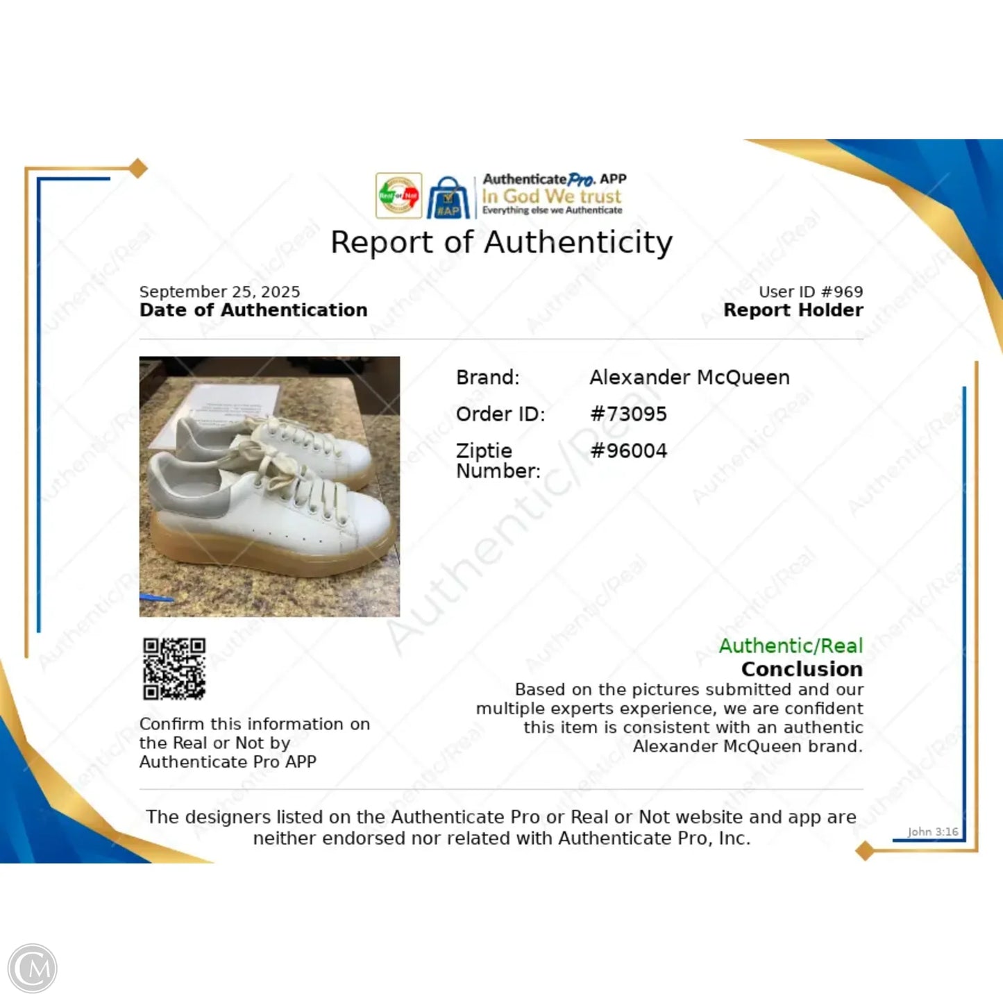 Shoes Luxury Designer By Alexander Mcqueen In White, Size: 8