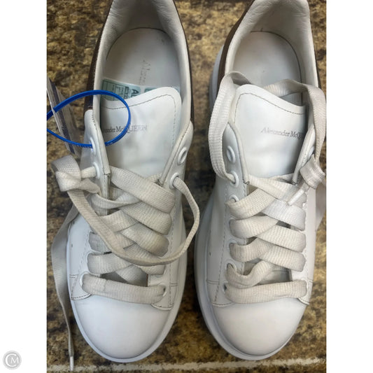 Shoes Luxury Designer By Alexander Mcqueen In White, Size: 9