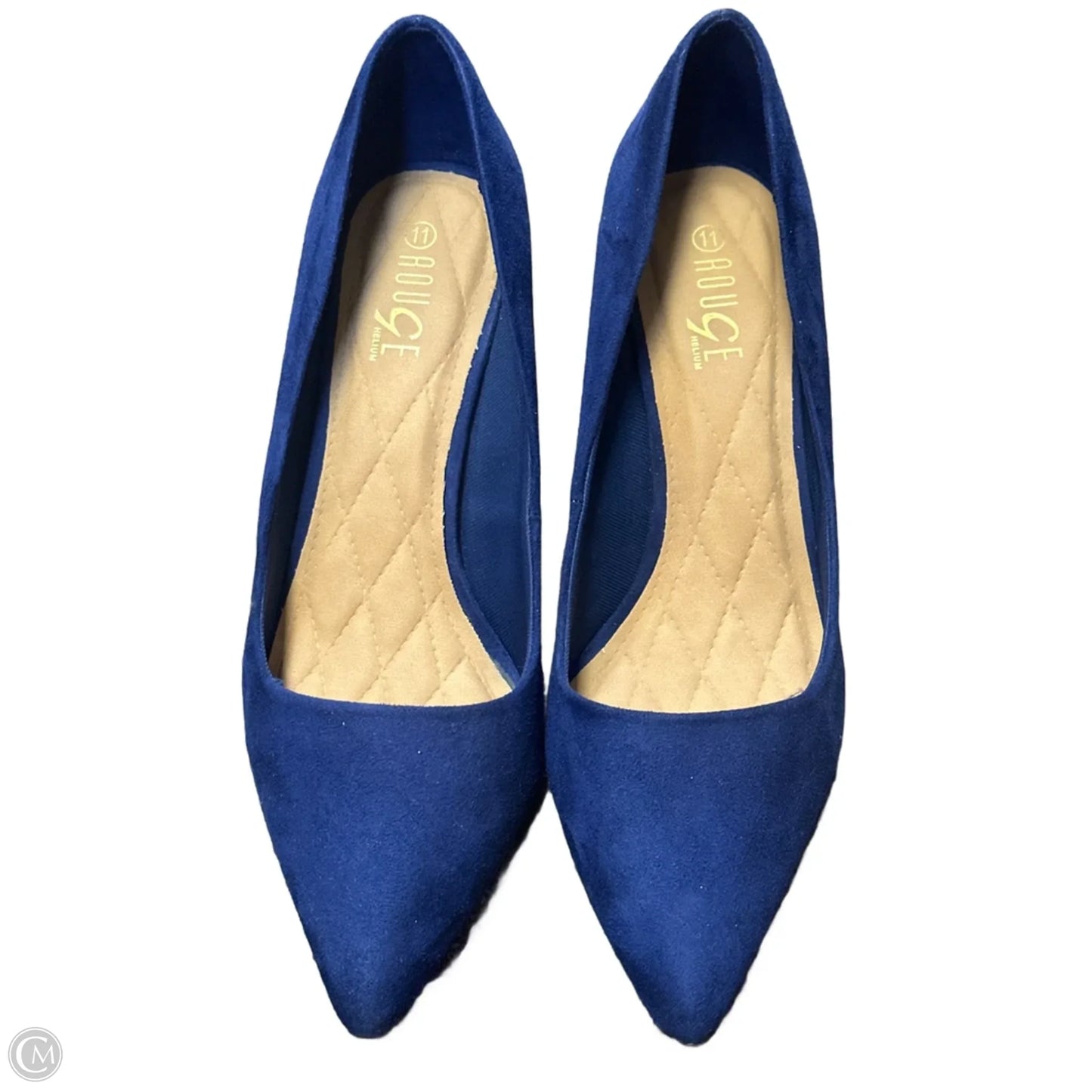 Shoes Heels Block By Rouge In Navy, Size: 11