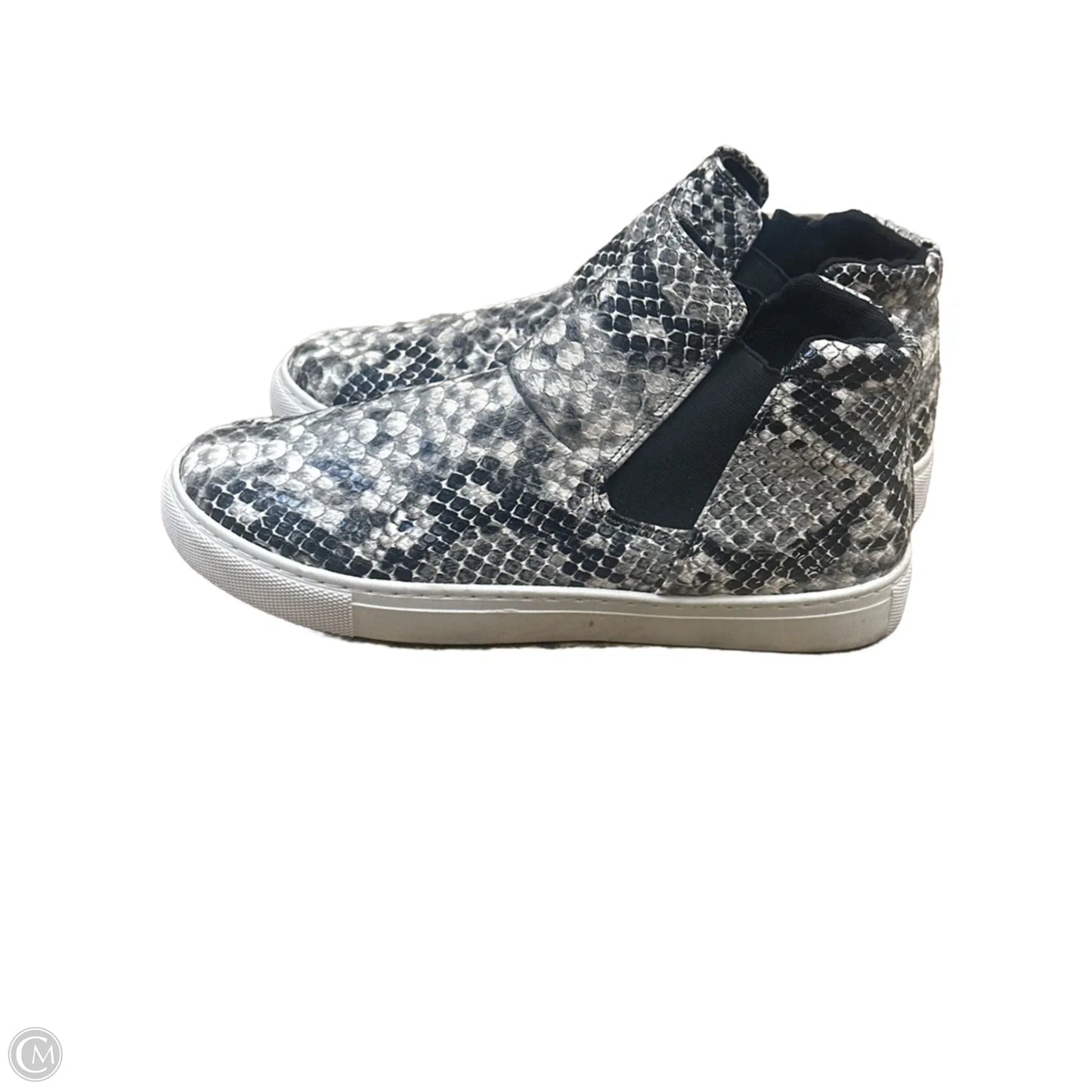 Shoes Athletic By Pierre Dumas In Snakeskin Print, Size: 8