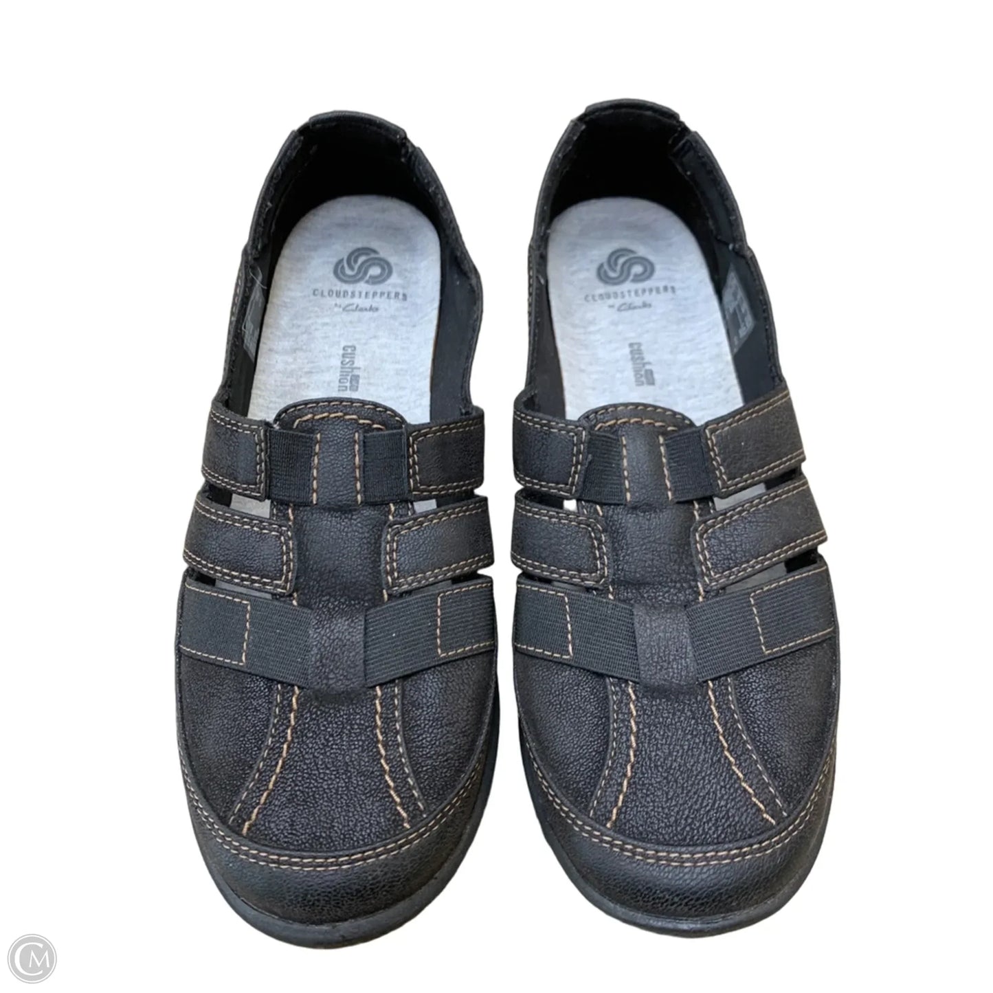 Shoes Flats By Clarks In Black, Size: 8