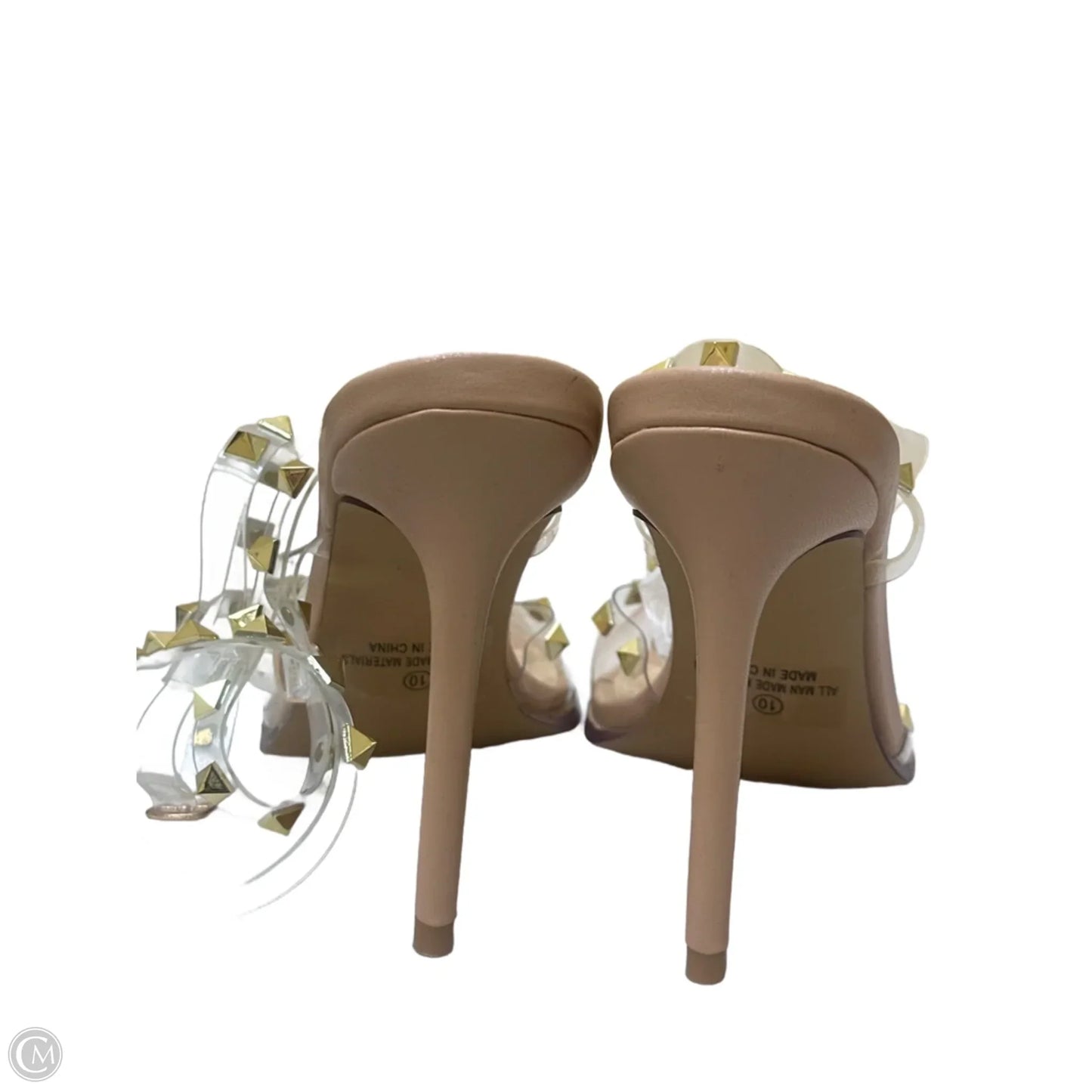 Shoes Heels Stiletto By Fashion Nova In Clear, Size: 10