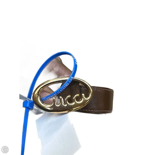 Belt Luxury Designer By Gucci, Size: Medium