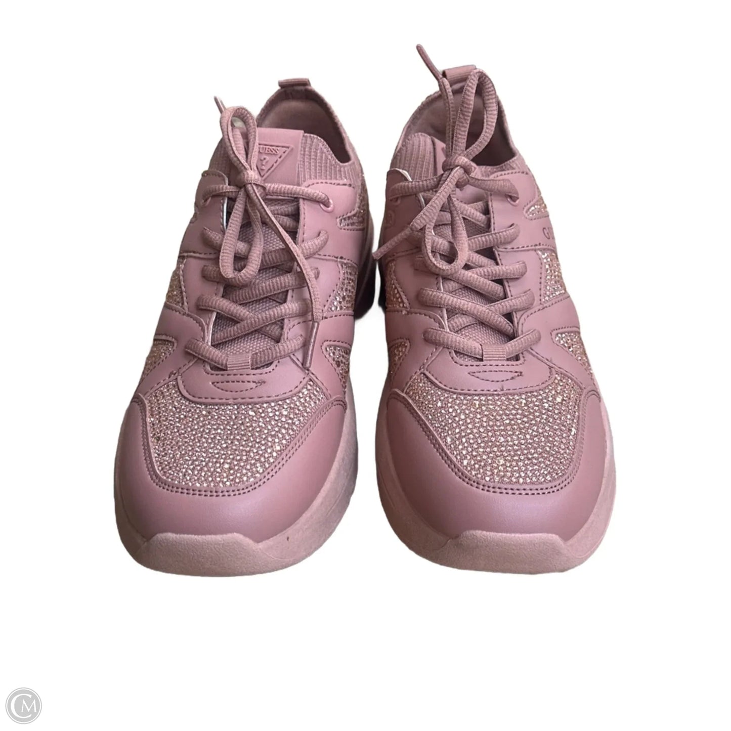 Shoes Athletic By Guess In Pink, Size: 9.5