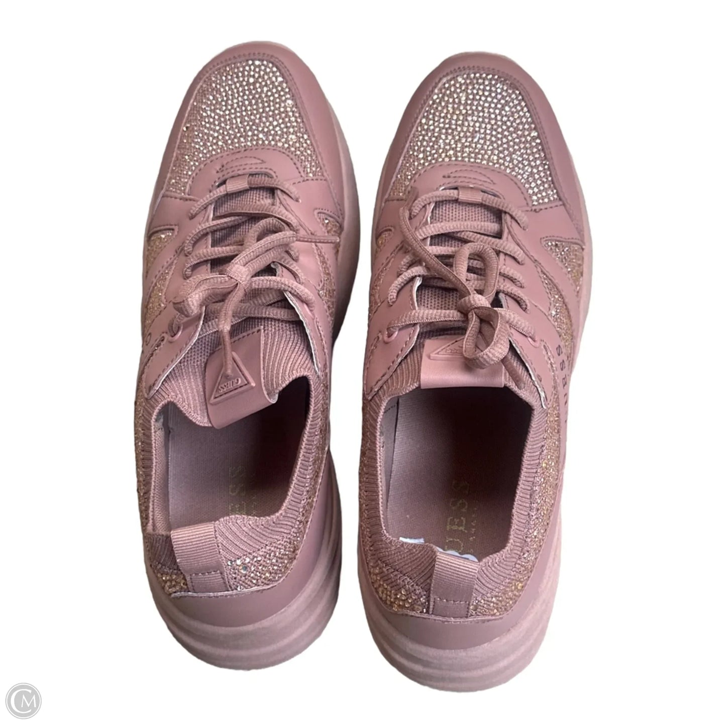 Shoes Athletic By Guess In Pink, Size: 9.5