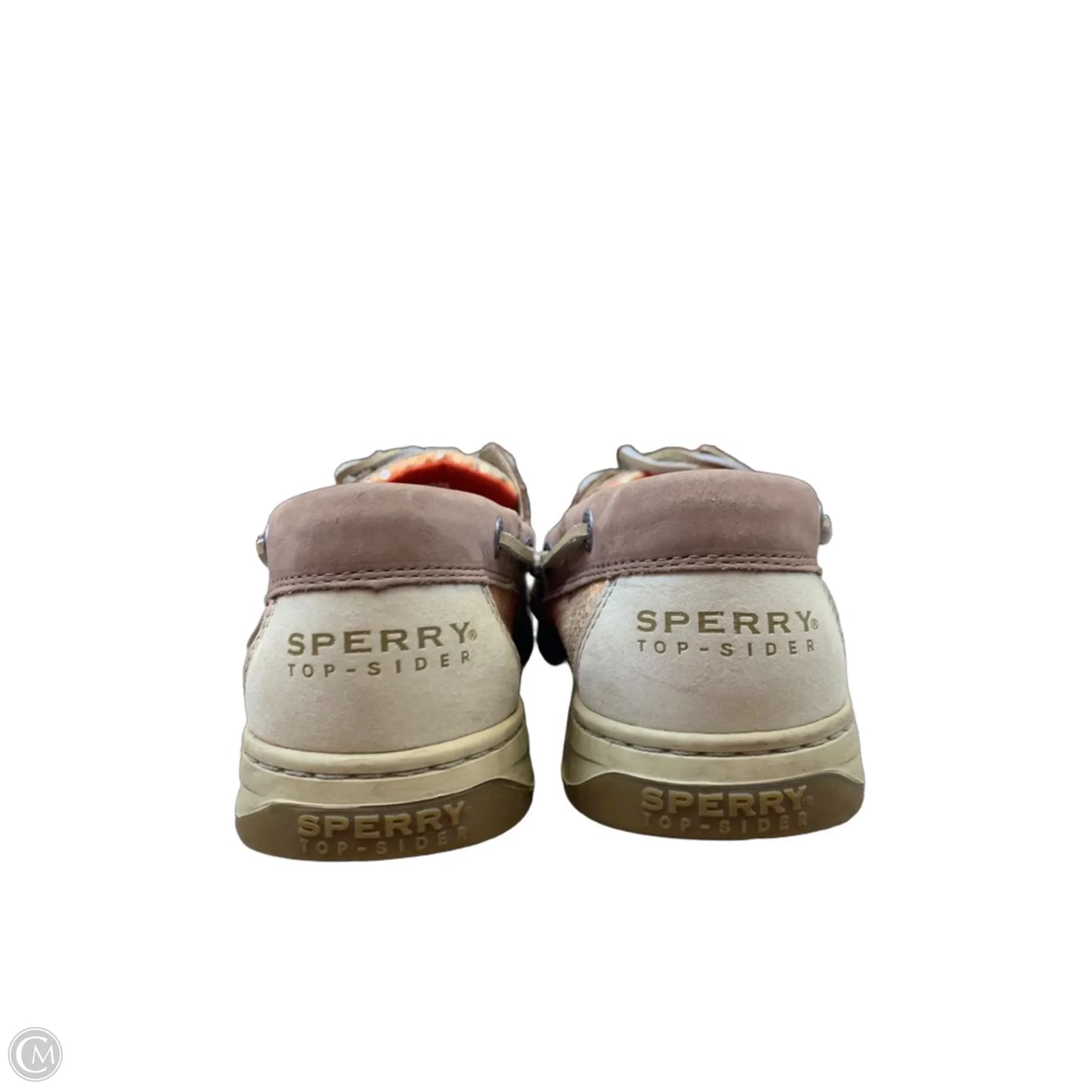 Shoes Flats By Sperry In Orange & Tan, Size: 9.5