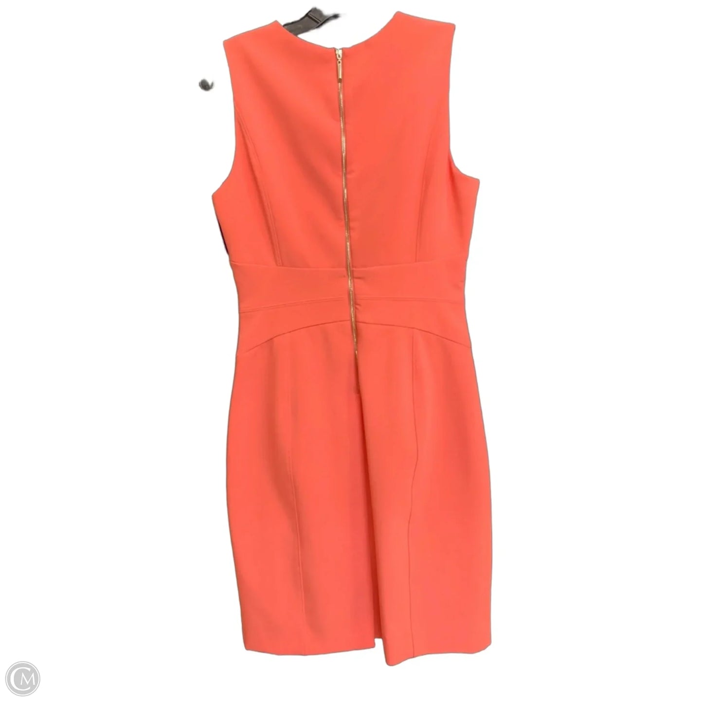 Dress Casual Midi By White House Black Market In Peach, Size: 6