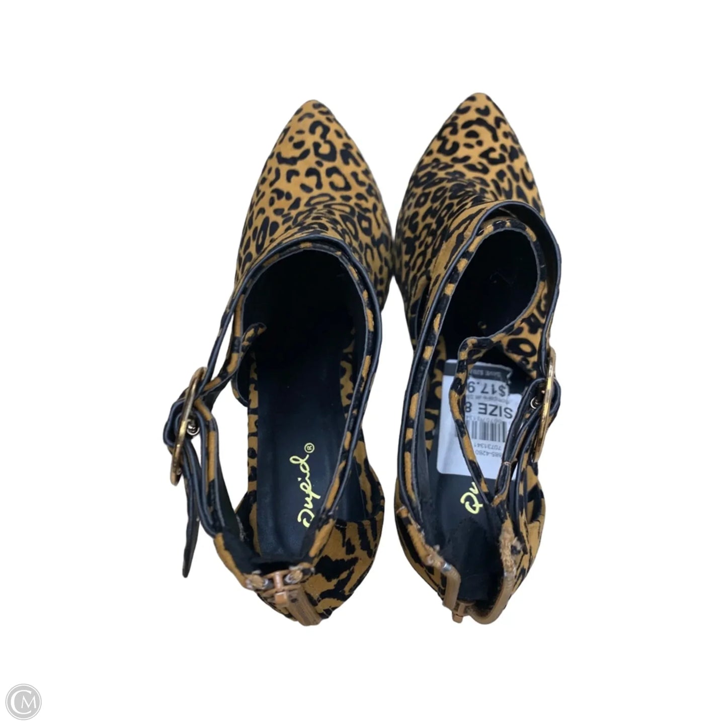 Boots Ankle Flats By Qupid In Animal Print, Size: 8.5