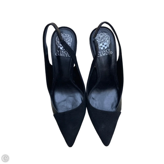 Shoes Heels Wedge By Vince Camuto In Black, Size: 8