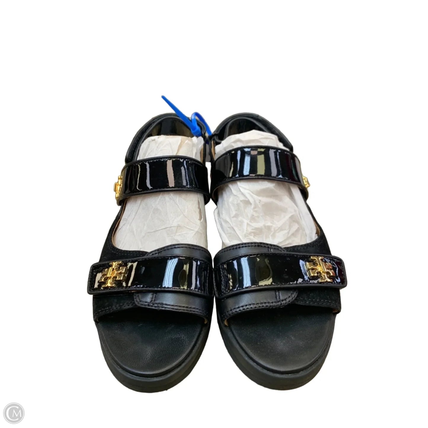 Sandals Designer By Tory Burch In Black, Size: 8.5