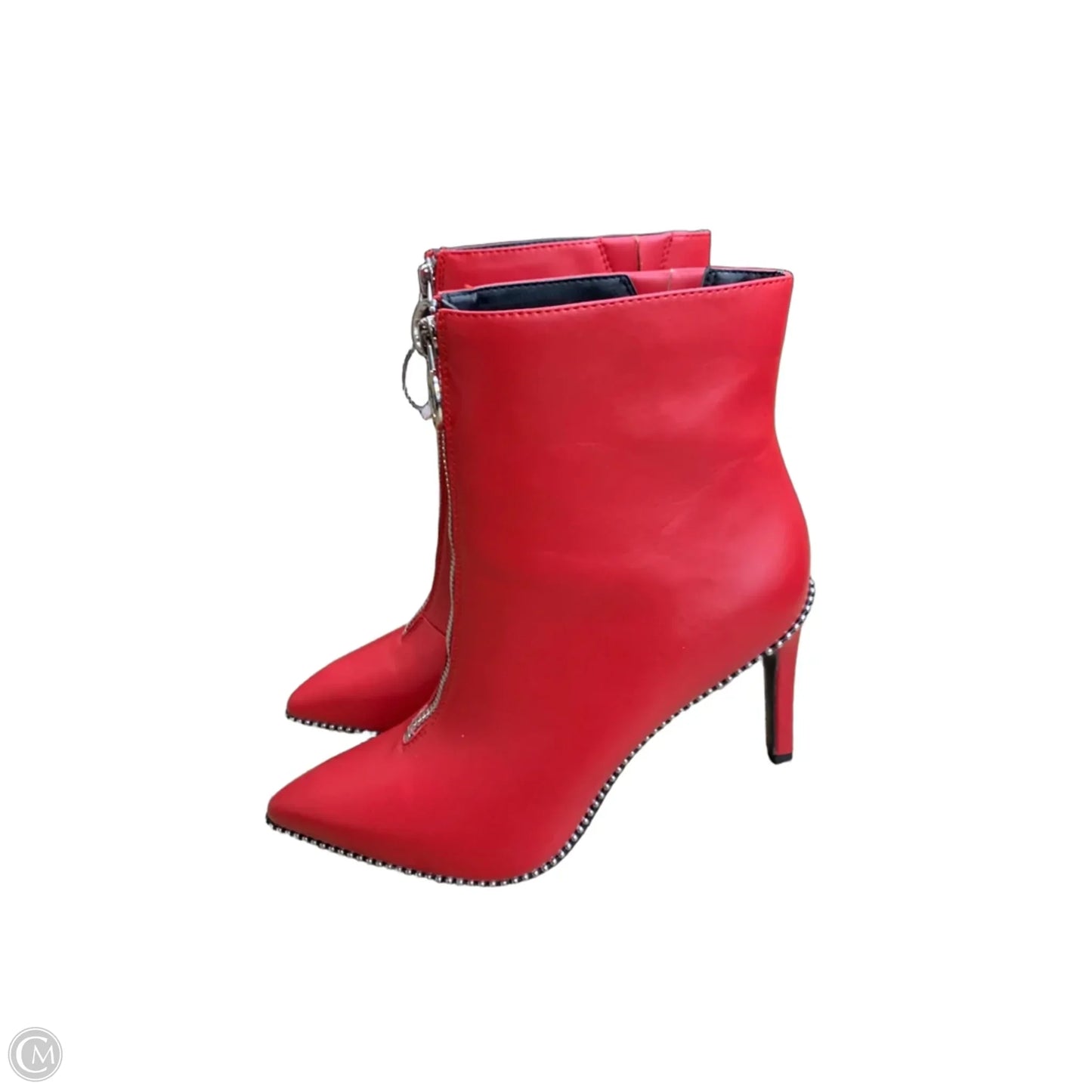 Boots Ankle Heels By Bar Iii In Red, Size: 8.5