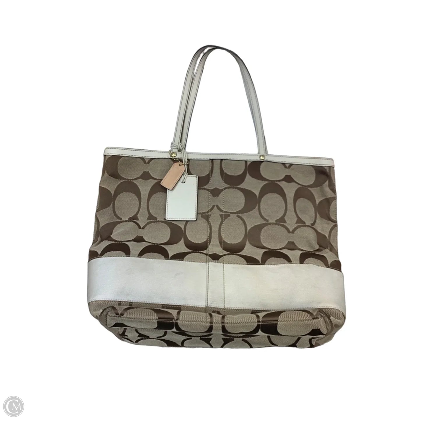 Tote Designer By Coach, Size: Medium