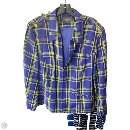 Jacket Other By Lane Bryant In Plaid Pattern, Size: Xl