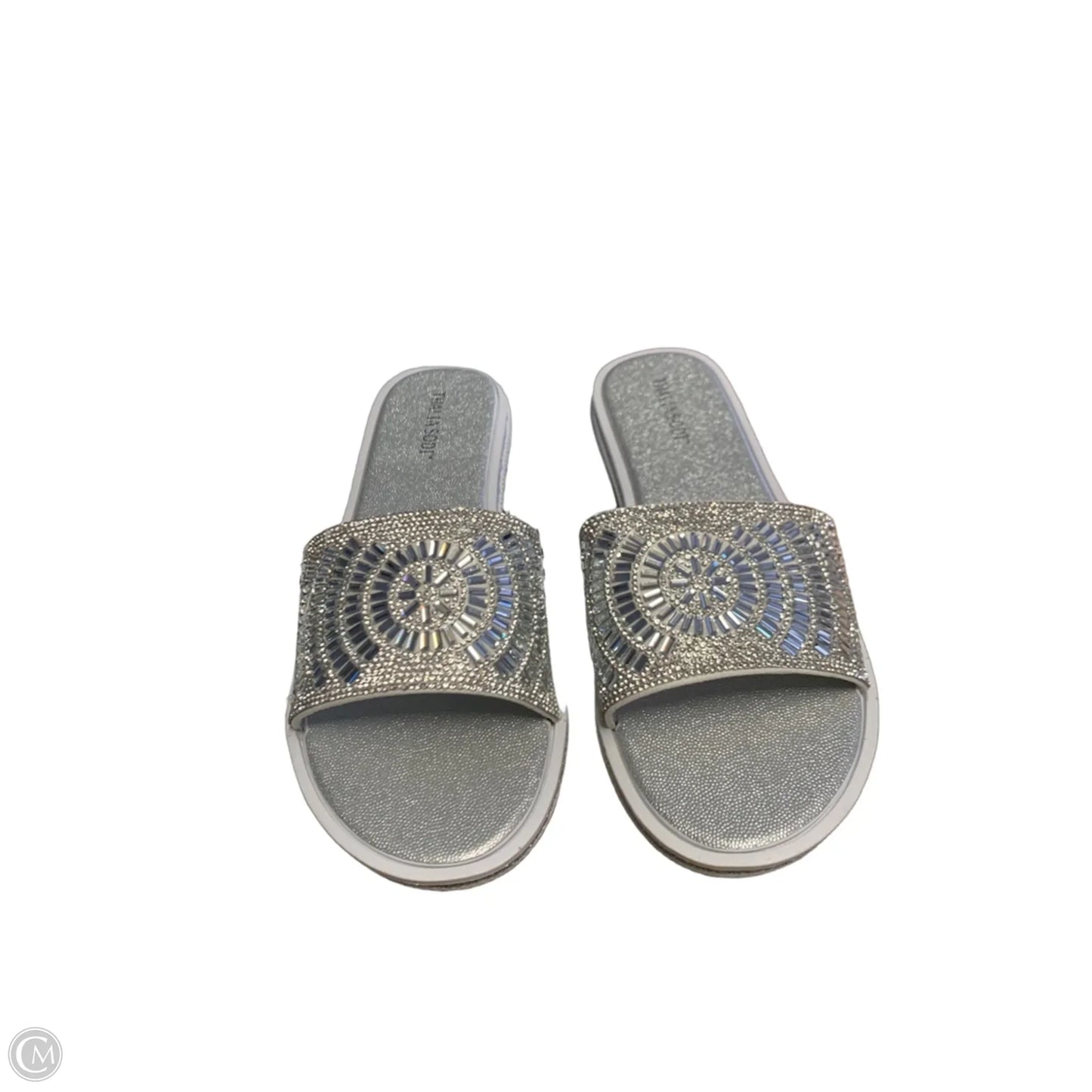 Sandals Flats By Thalia Sodi In Silver, Size: 11
