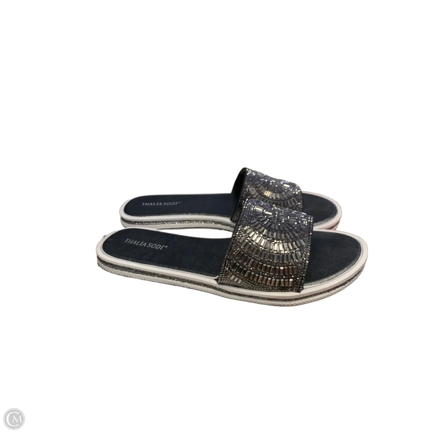 Sandals Flats By Thalia Sodi In Black, Size: 11
