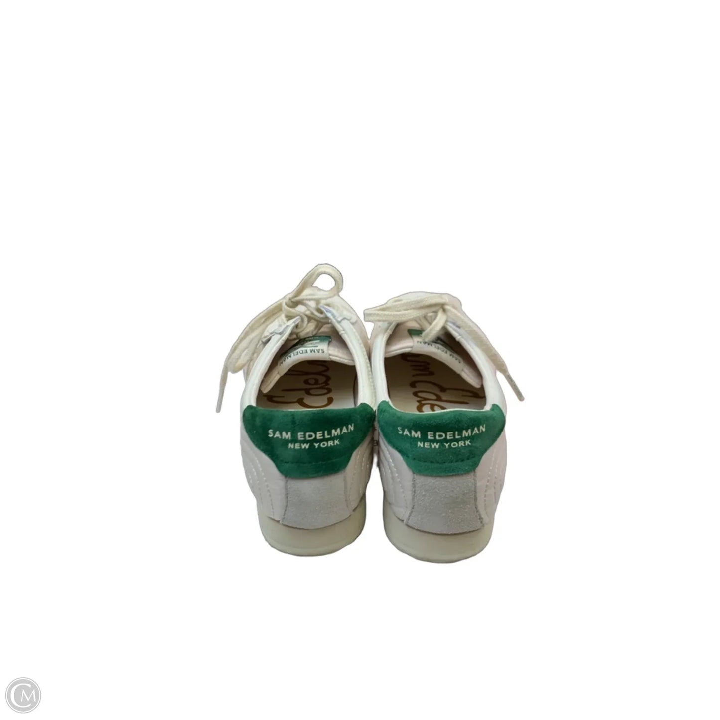 Shoes Sneakers By Sam Edelman In Cream & Green, Size: 8