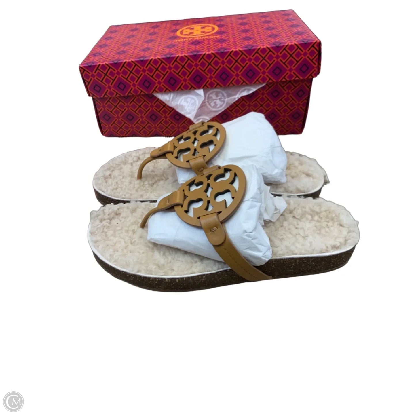 Sandals Designer By Tory Burch In Tan, Size: 9