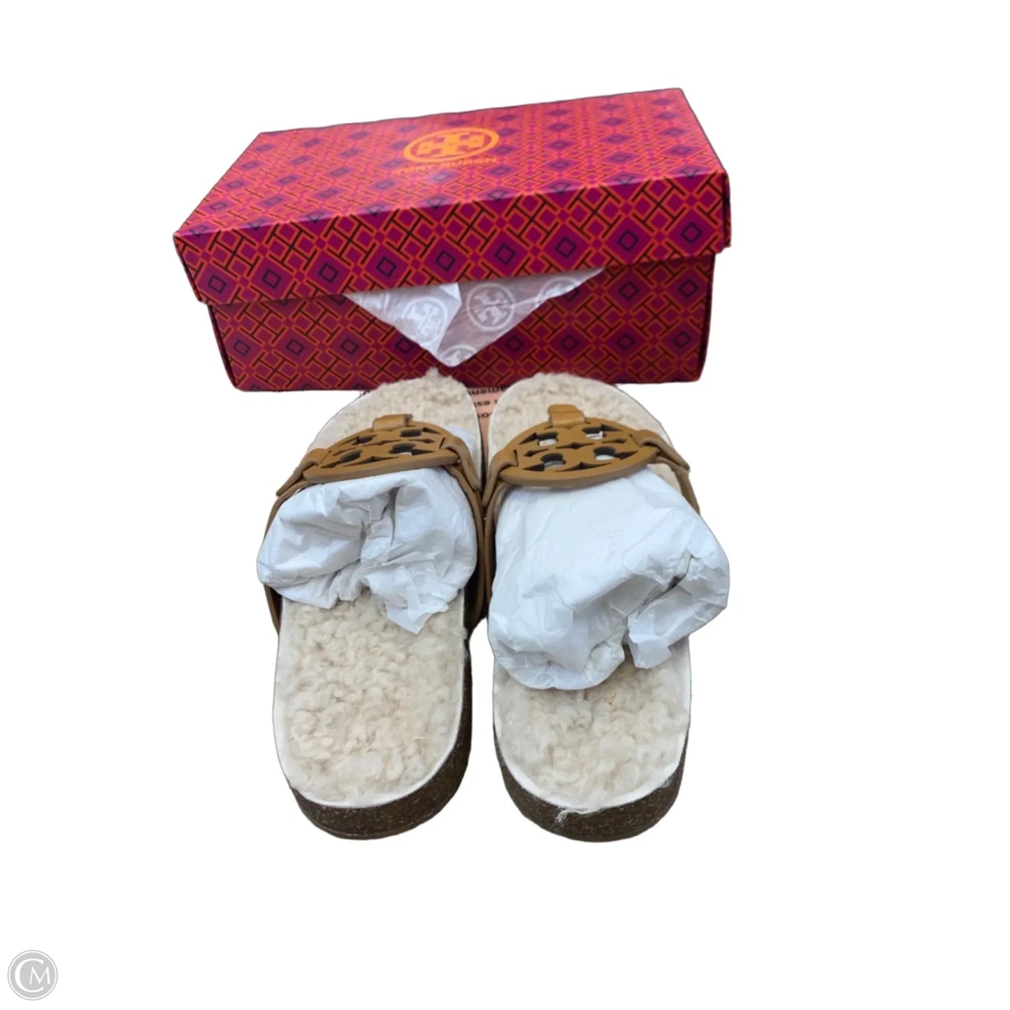 Sandals Designer By Tory Burch In Tan, Size: 9