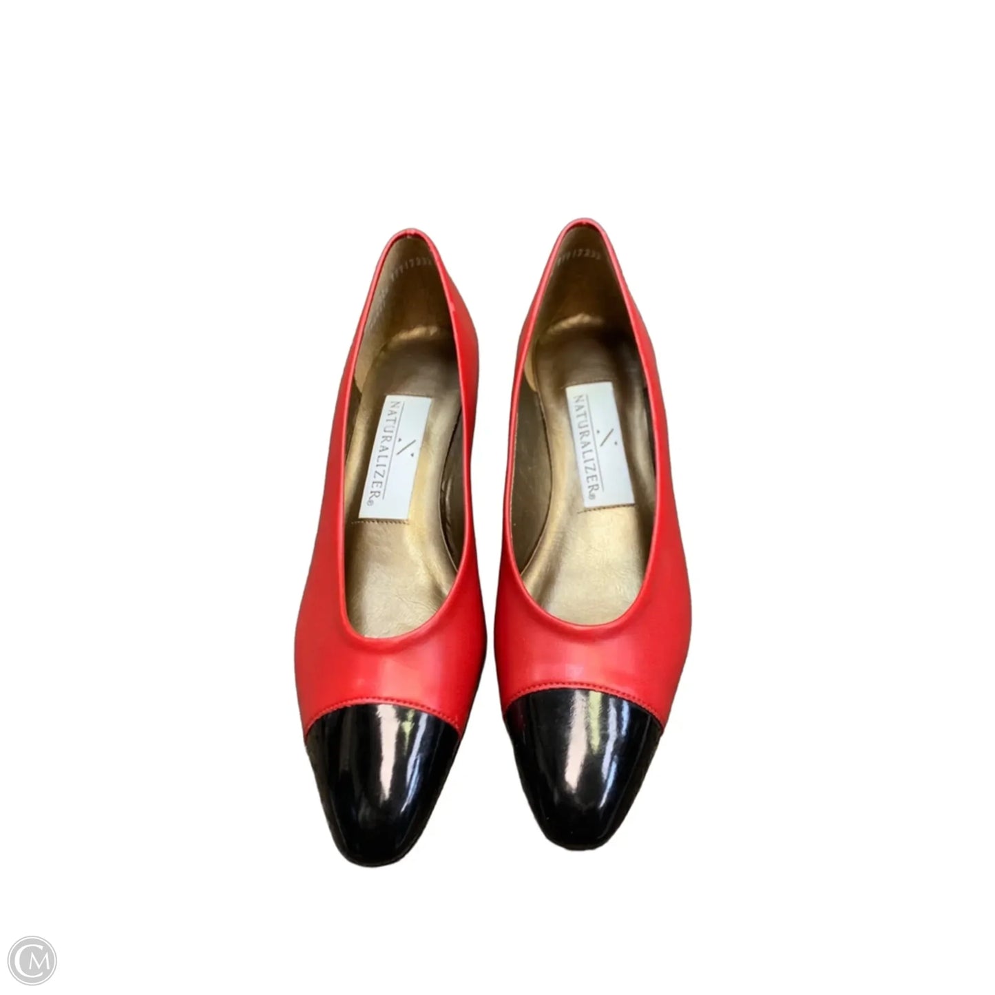Shoes Heels Kitten By Naturalizer In Black & Red, Size: 8