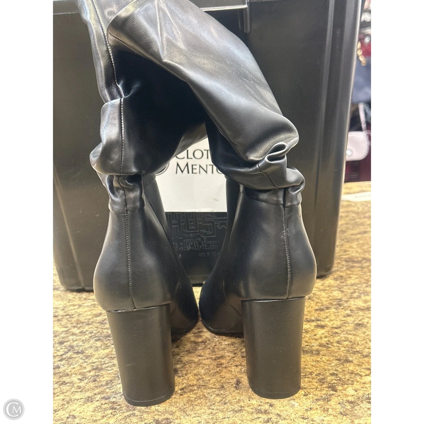 Boots Knee Heels By Marc Fisher In Black, Size: 7