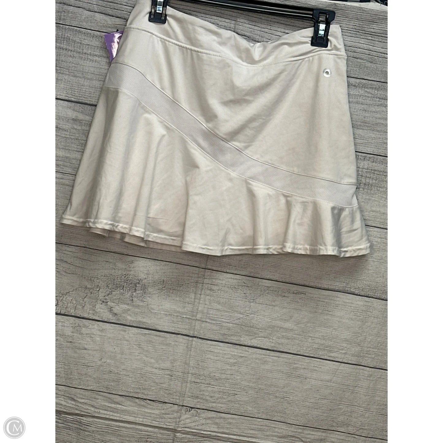 Athletic Skirt By Cmf In White, Size: L