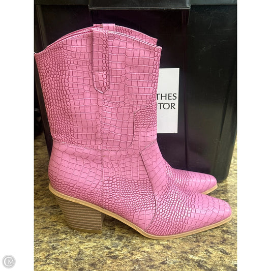 Boots Western By Cmf In Pink, Size: 8