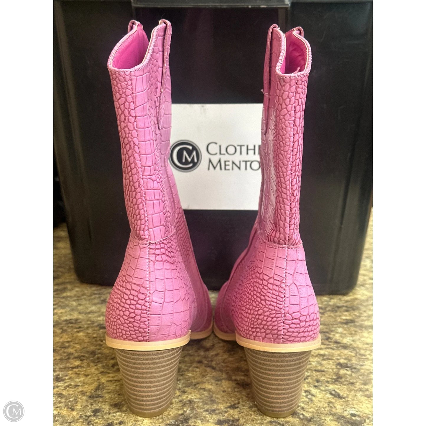 Boots Western By Cmf In Pink, Size: 8