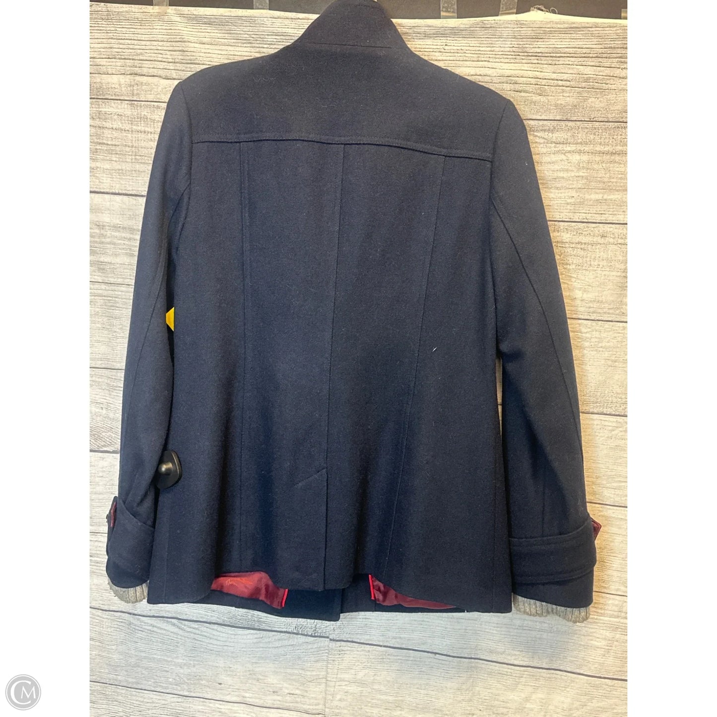 Coat Wool By Tommy Hilfiger In Navy, Size: S