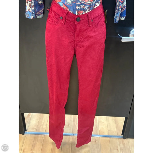 Pants Corduroy By Rock And Republic In Red, Size: 6