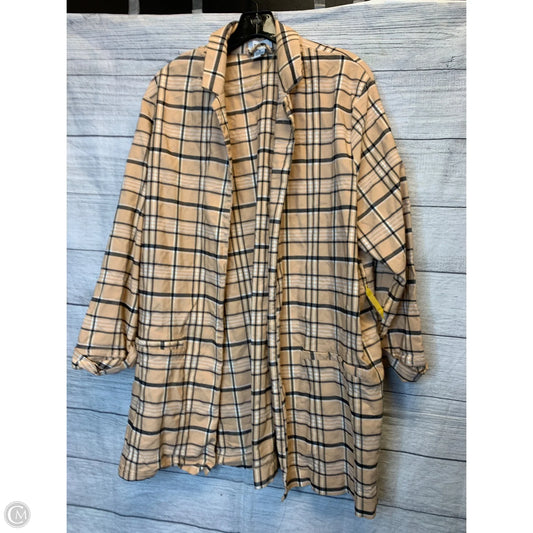 Blazer By Rue 21 In Plaid Pattern, Size: 3x
