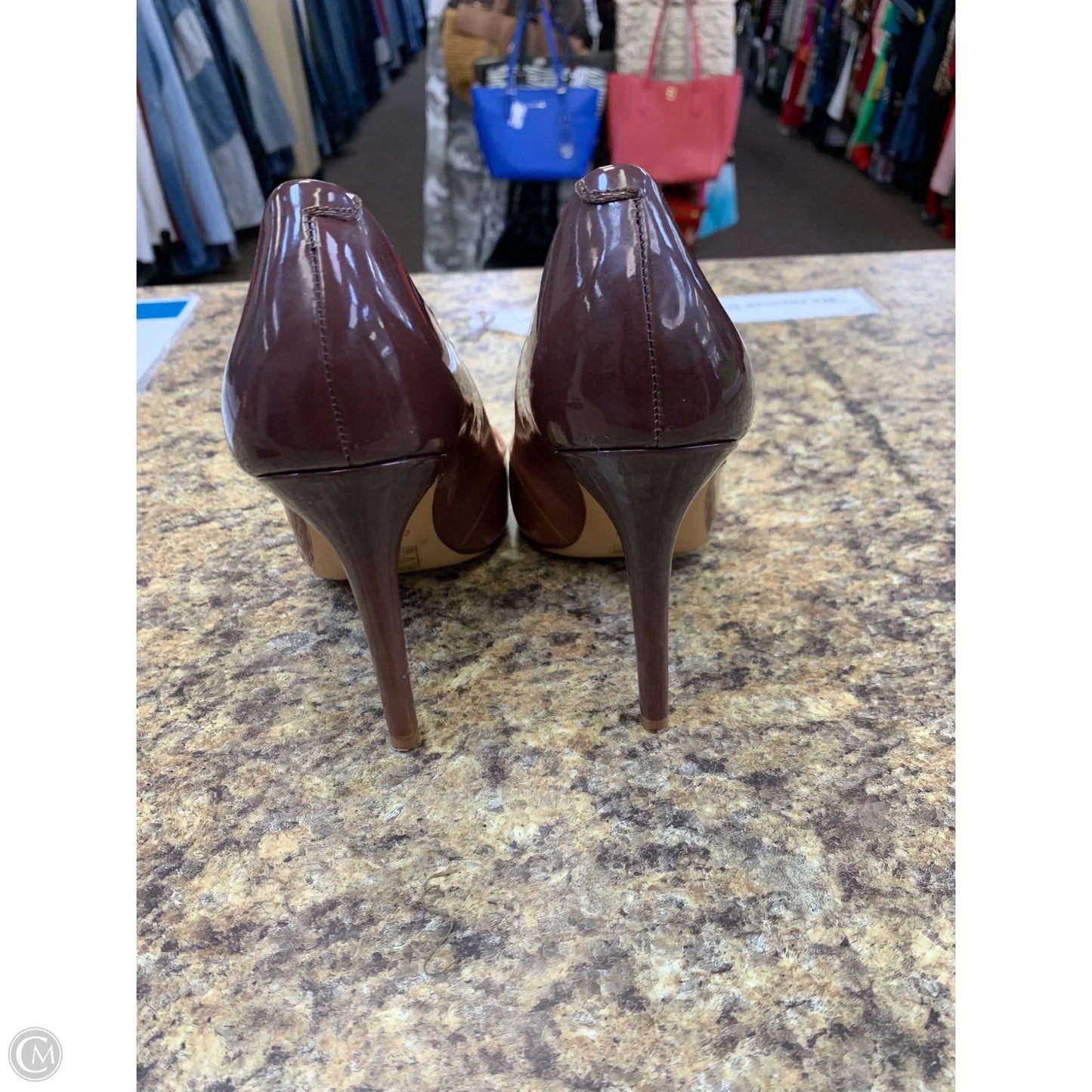 Shoes Heels Stiletto By Aldo In Brown & Tan, Size: 7.5