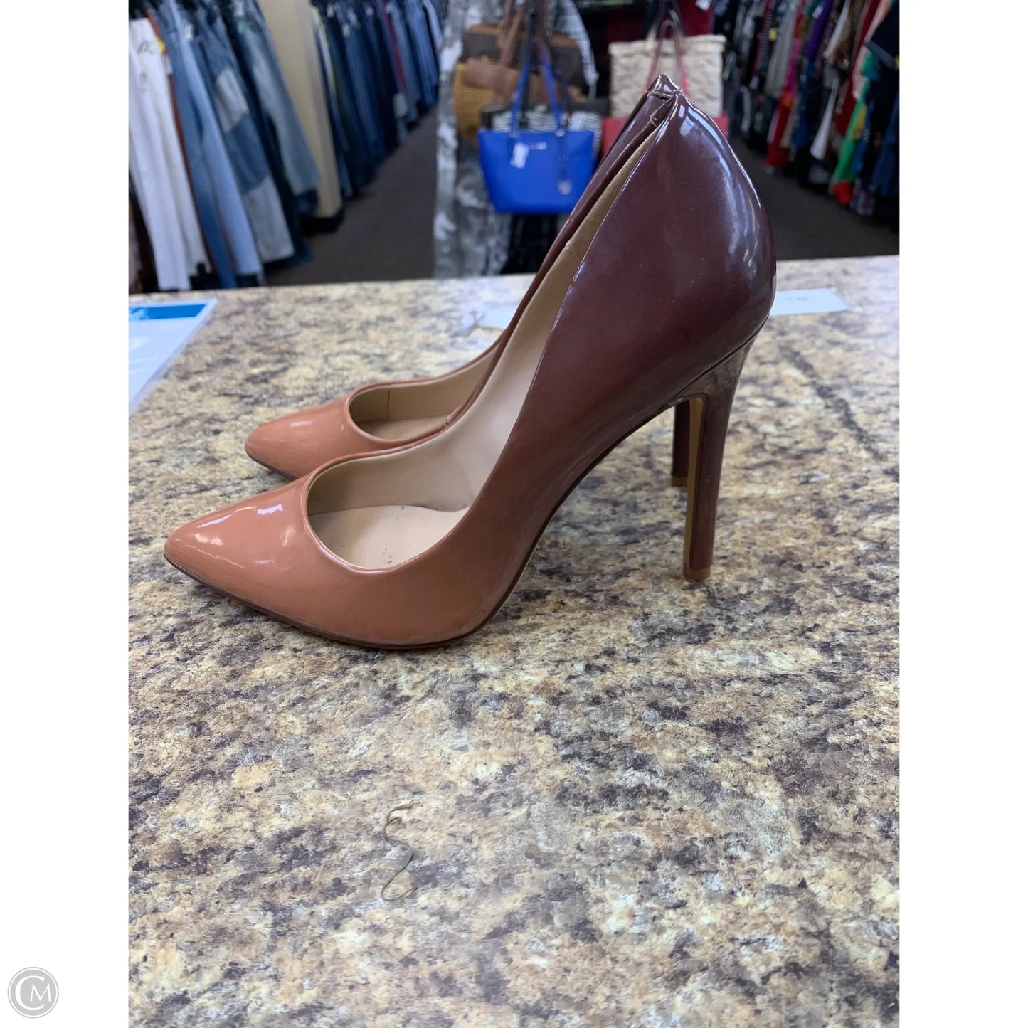 Shoes Heels Stiletto By Aldo In Brown & Tan, Size: 7.5