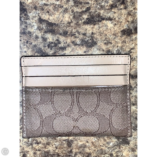 Wallet Designer By Coach, Size: Small