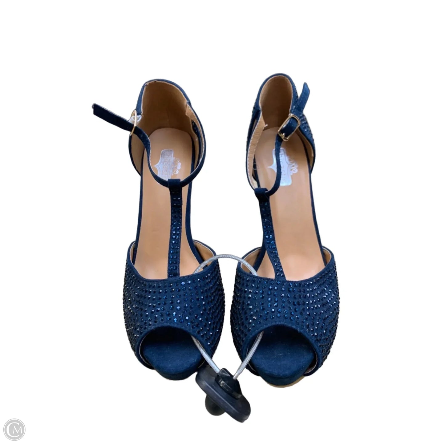 Shoes Heels Platform By Cmf In Navy, Size: 7.5