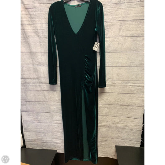 Dress Party Long By Fashion Nova In Green, Size: M