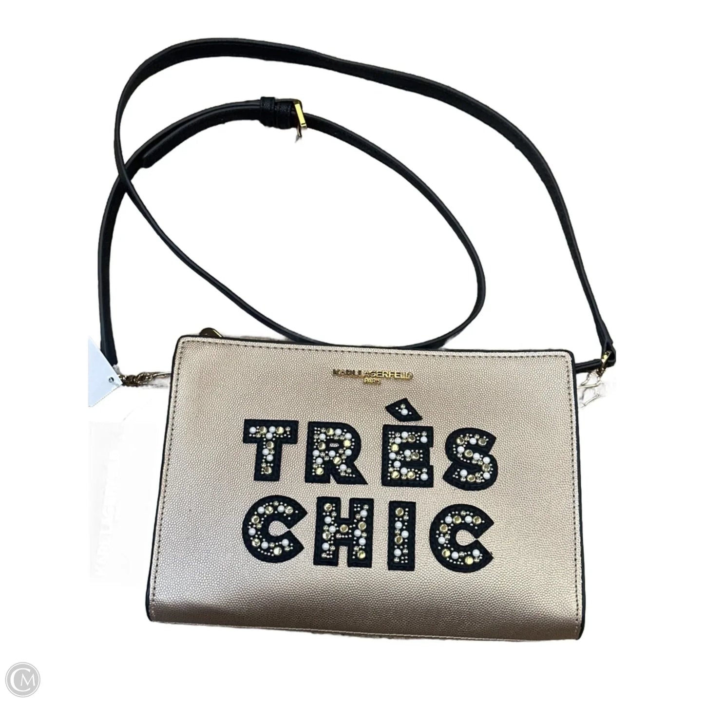 Crossbody Designer By Karl Lagerfeld, Size: Small