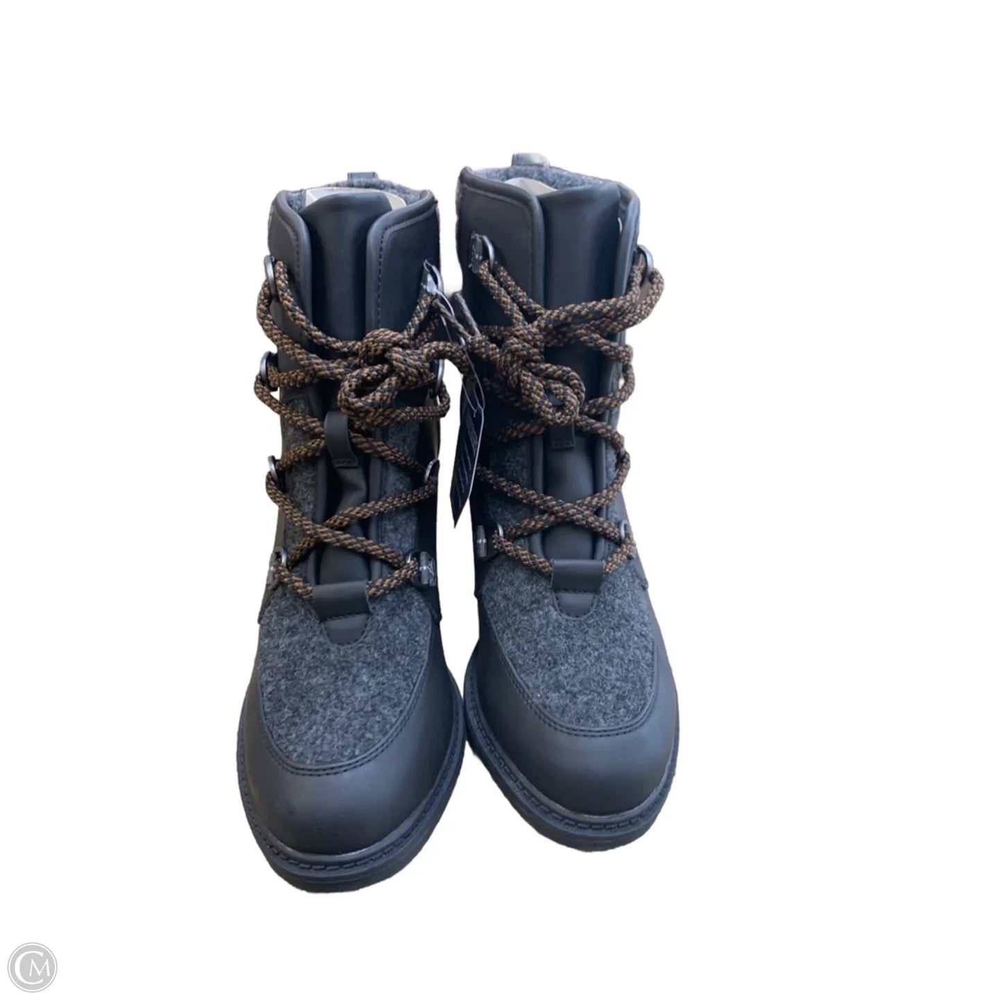 Boots Ankle Heels By Cmf In Black, Size: 9.5