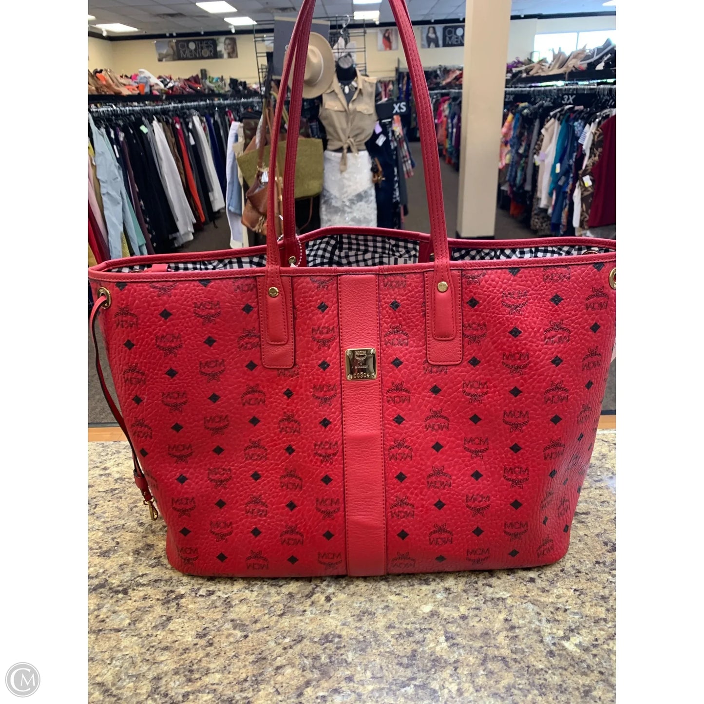 Handbag Luxury Designer By Mcm, Size: Large