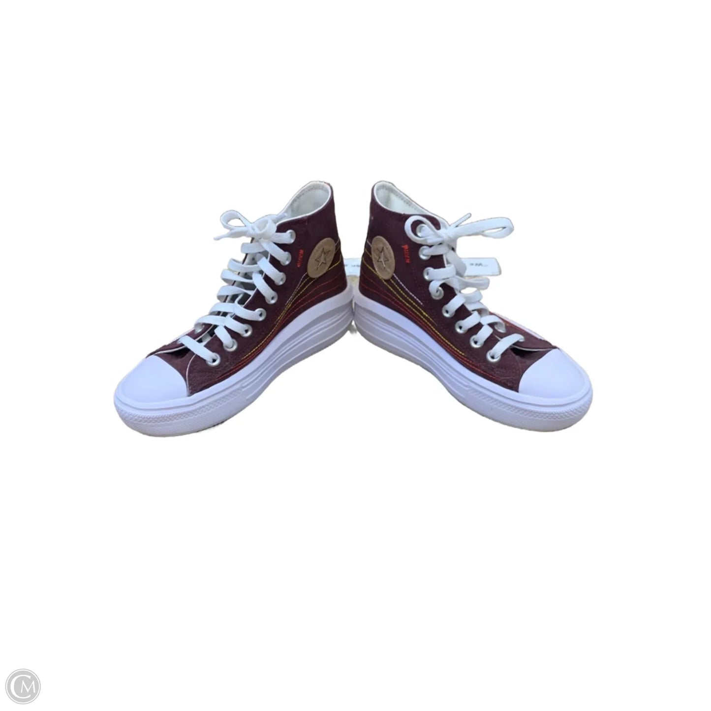 Shoes Sneakers Platform By Converse In Maroon, Size: 6