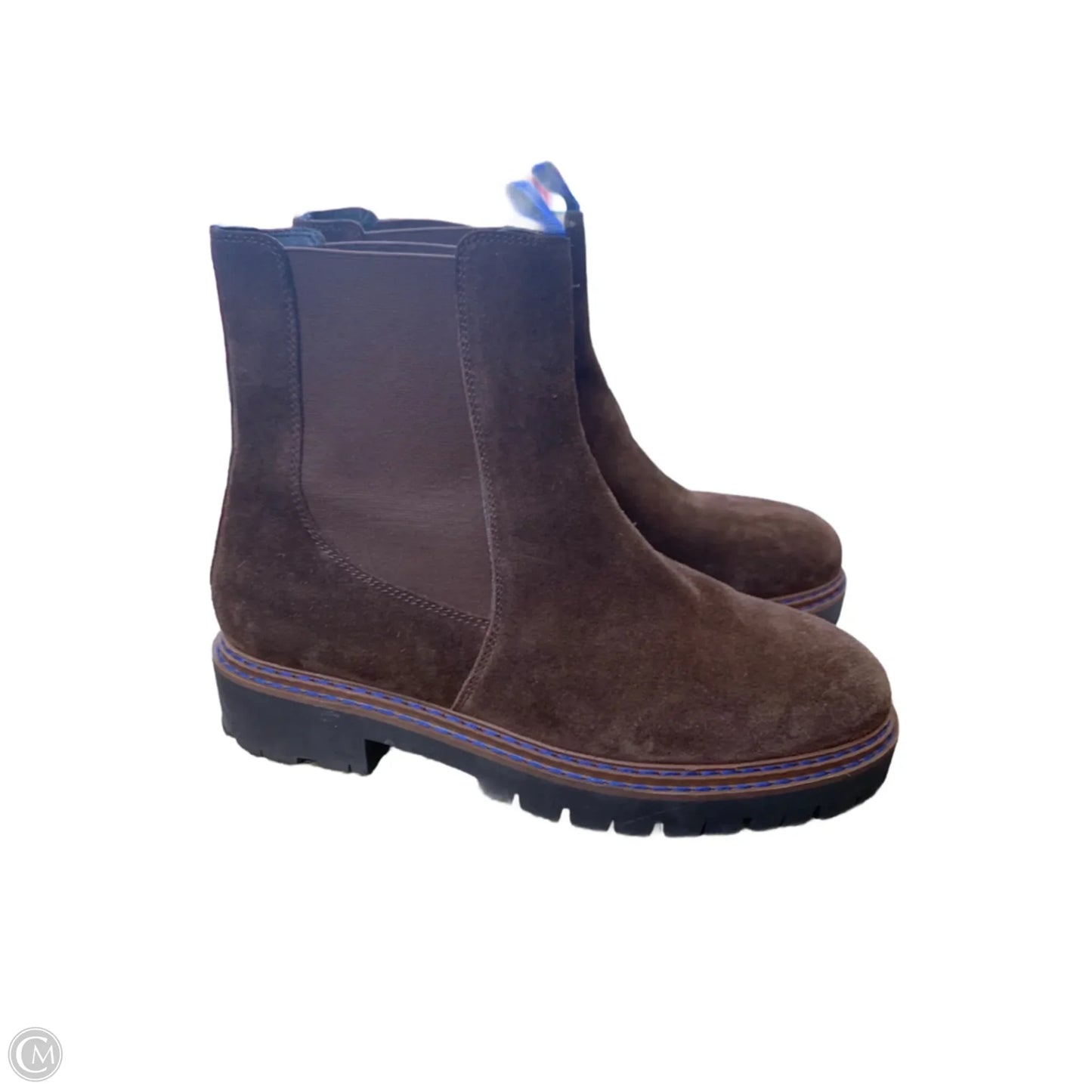 Boots Ankle Flats By Cmf In Brown, Size: 11