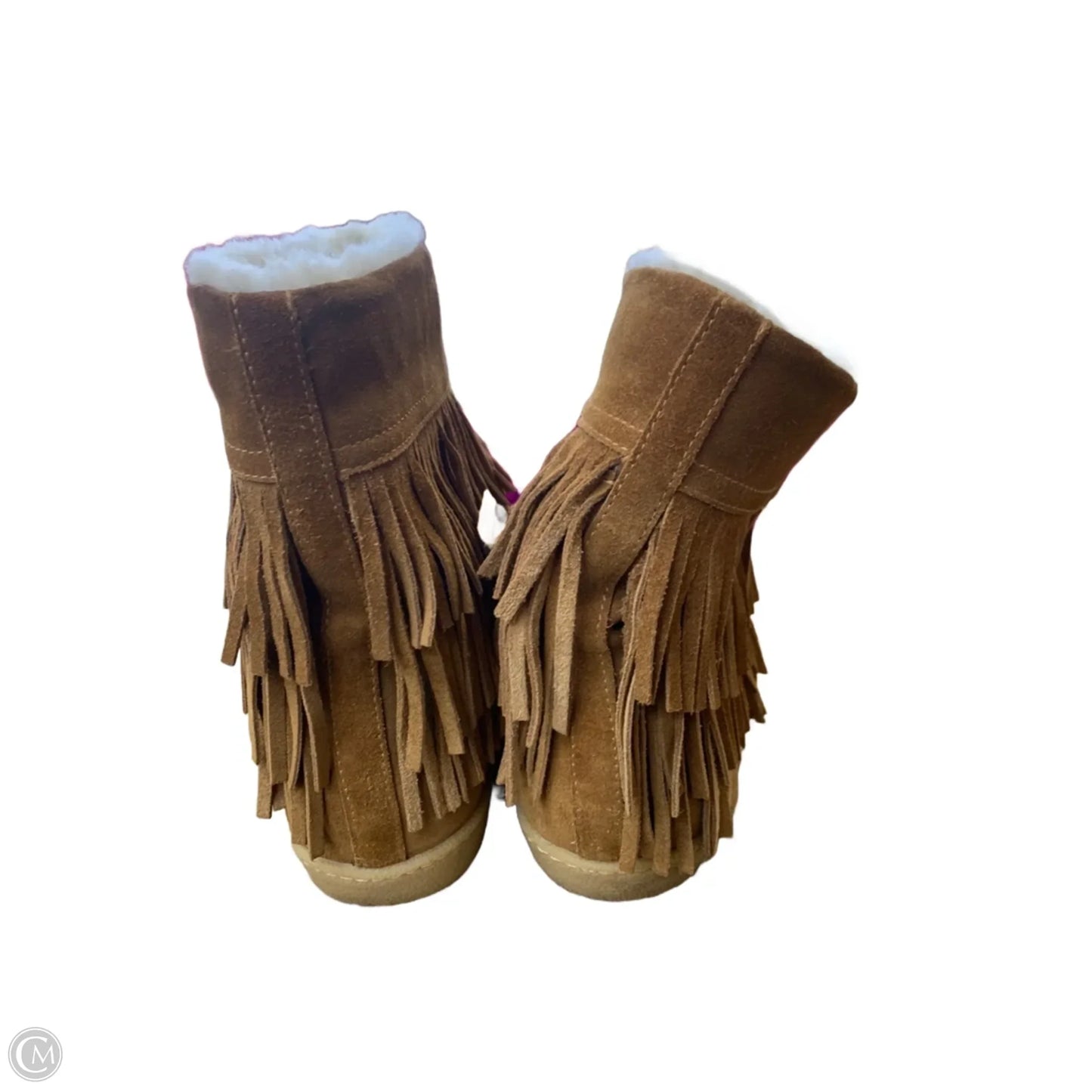 Boots Designer By Tory Burch In Tan, Size: 11